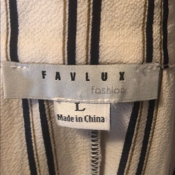 FAVLUX Cardigan Kimono Striped Large - Picture 3 of 9